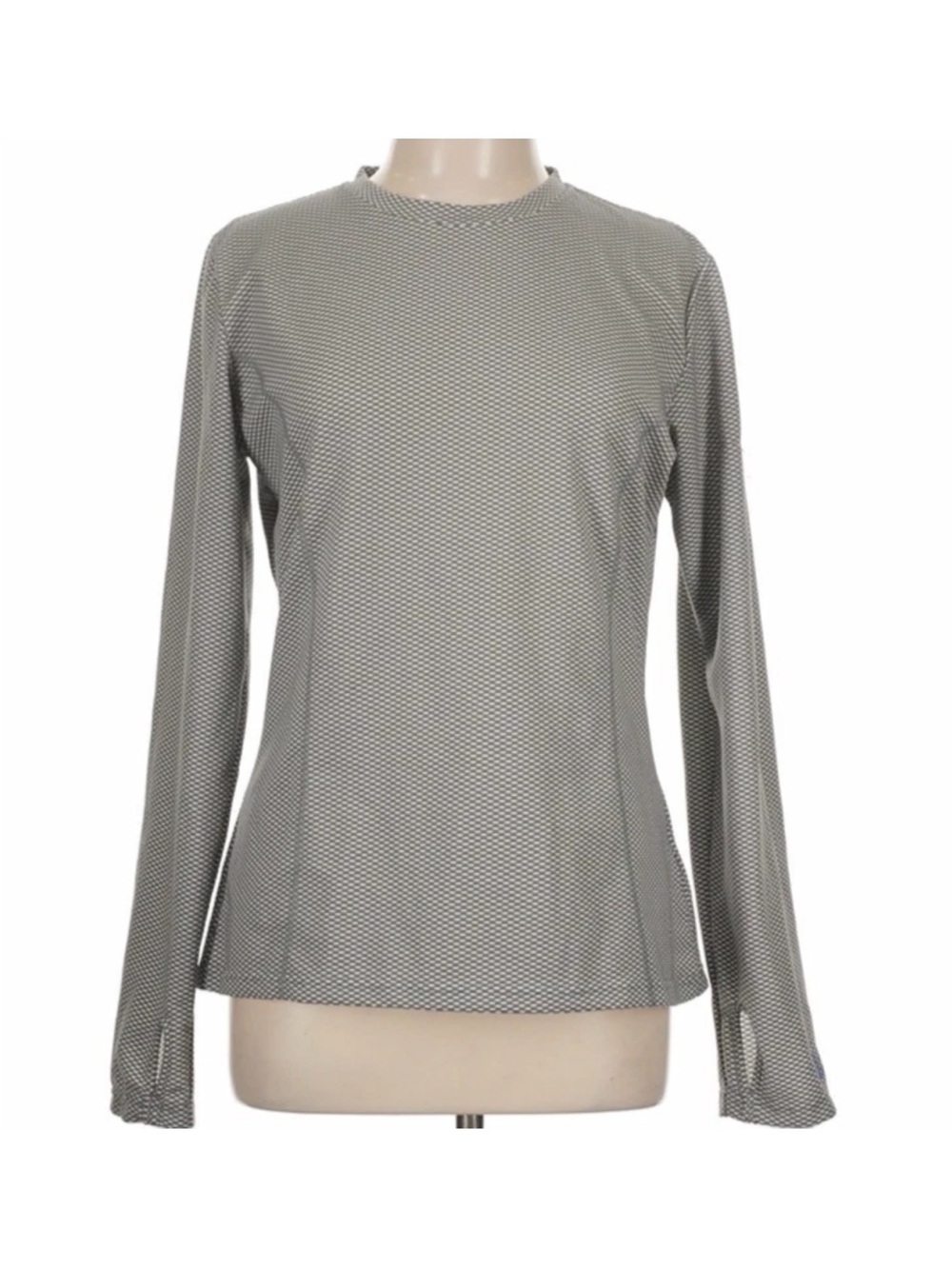 Obermeyer Women's Long Sleeve Base Layer Top Gray Performance Shirt